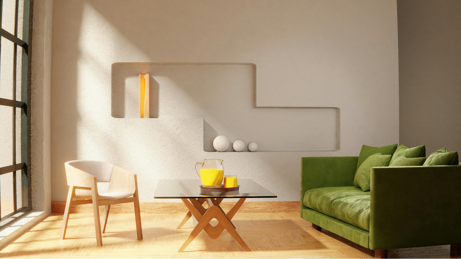 שילוב צבעים לסלון